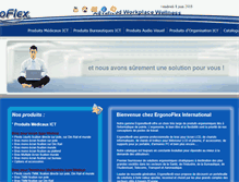Tablet Screenshot of ergonoflex.be